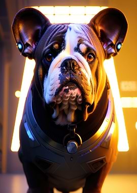 Bulldog Animal Posters