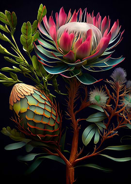 Waratah Wall Art