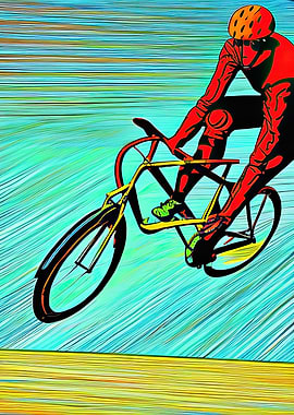 Speeding Cyclist 12