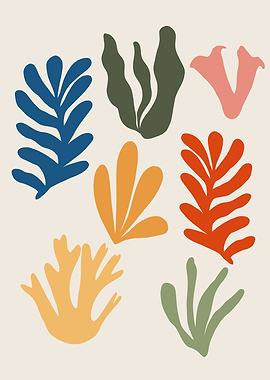 Abstract Seagrass Pattern