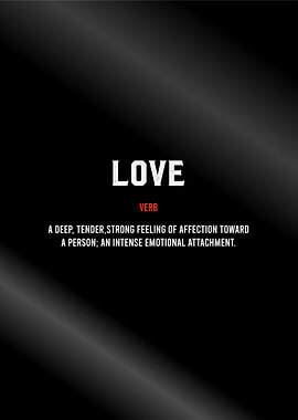 love definition text art