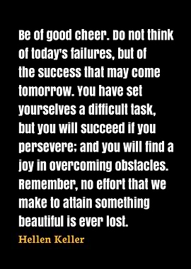 Hellen Keller Quote