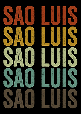 Sao Luis Brazil Retro