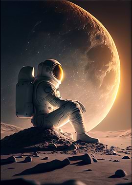 astronaut meditate