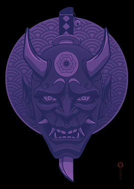 Japanese Hannya Mask
