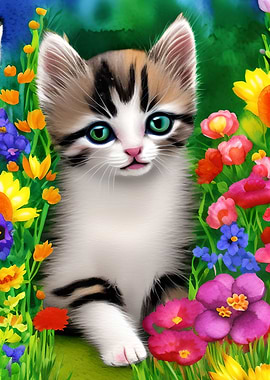 Cat Animal Cute Watercolor