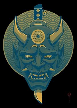 Japanese Hannya Mask