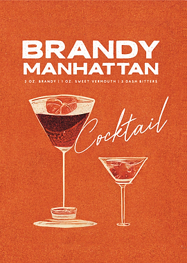 Brandy Manhattan Cocktail