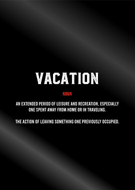 vacation definition