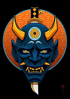 Japanese Hannya Mask