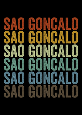 Sao Goncalo Brazil Retro