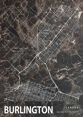 BURLINGTON CITY MAP