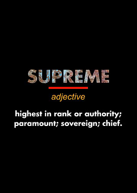Supreme definition