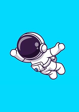 Astronaut Flying In Space