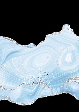 Blue Silver Agate 04