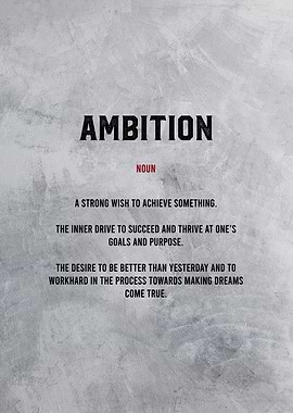 ambition definition