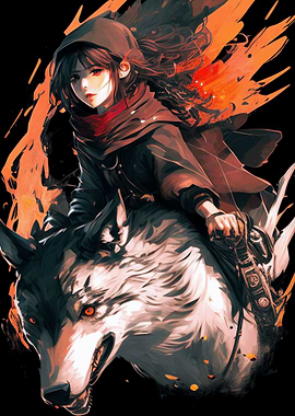 Anime Girl Wolf