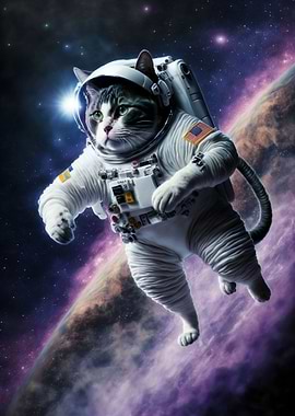 Outer Space Cat
