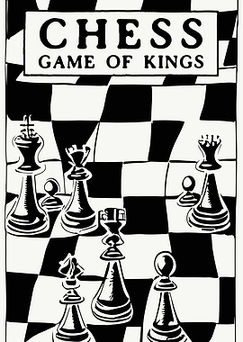 CHESS game of kings poster