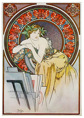 Alphonse Mucha Art Nouveau