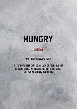 hungry definition
