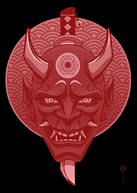 Japanese Hannya Mask