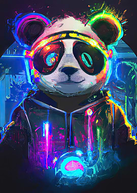 Neon Panda