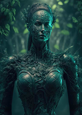 Cyberpunk Dryad
