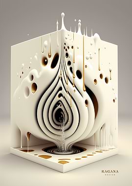 White Cube FibonacciSpiral