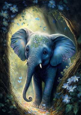 Little cute Elephant