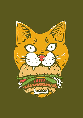 Burger Cat