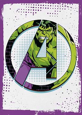 Avengers Logo Hulk