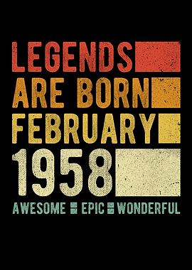 Birthday February 1958