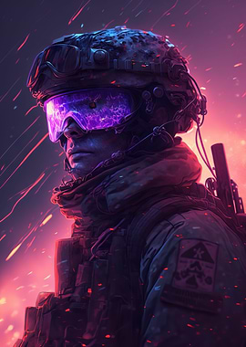 The Cyberpunk Soldier