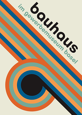 Geometric Bauhaus Poster