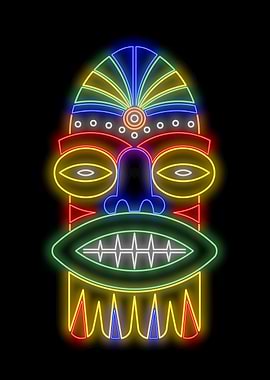 Tiki Mask 16