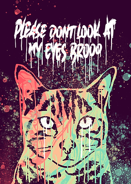 FUNNY CAT ILLUSTRATION