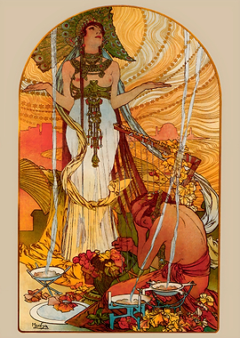 Alphonse Mucha Art Nouveau