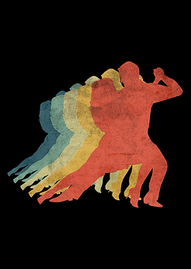 Tango Dance Retro Vintage