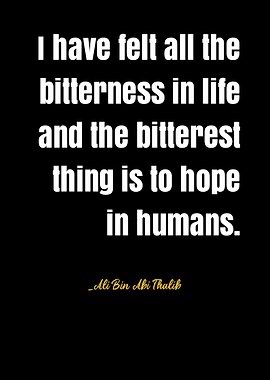 Ali Bin Abi Thalib quote