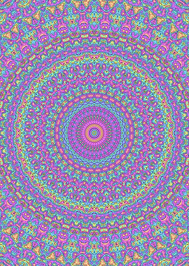 Vibrant Jewel Tone Mandala