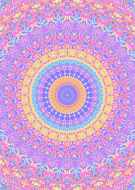 Groovy Jewel Tone Mandala