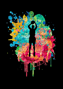 Basketballspieler PopArt