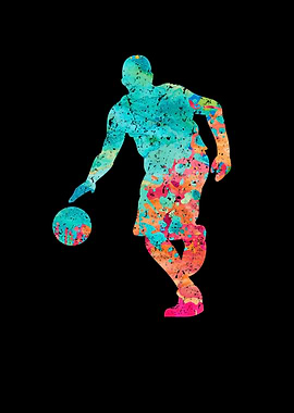 Basketballspieler PopArt