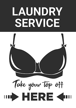 FUNNY LAUNDRY BRA