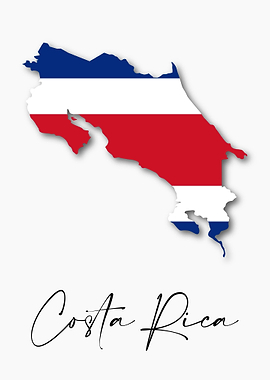 Costa Rica Country Map