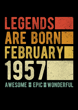 Birthday February 1957