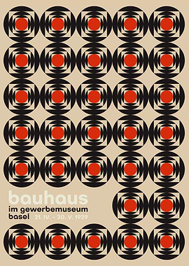 Bauhaus Pattern Poster