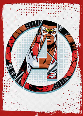 Avengers Logo Falcon