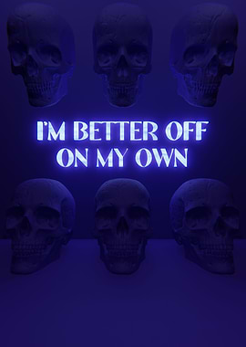 On My Own 3D Quote